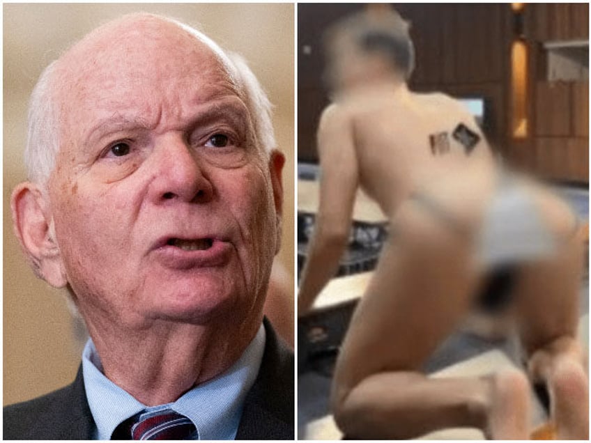 Sen. Ben Cardin, D-Md., speaks to media after a Senate Democratic policy luncheon, Tuesday, Oct. 24, 2023, on Capitol Hill in Washington. (AP Photo/Stephanie Scarbrough)