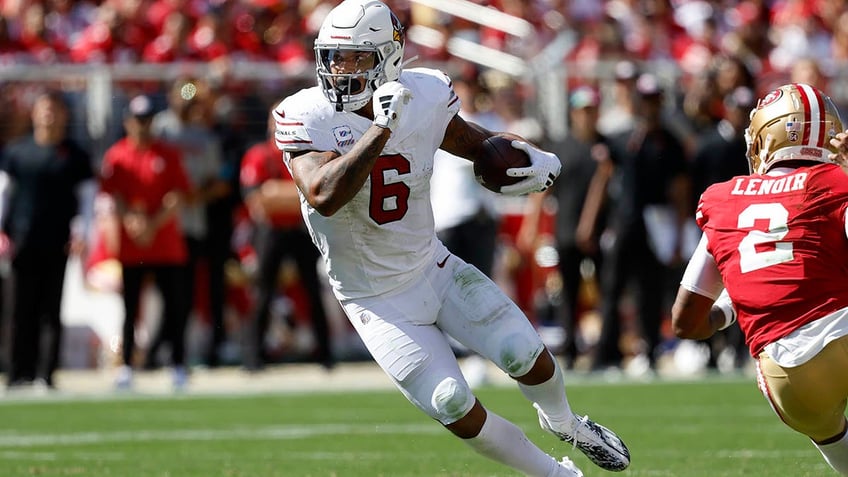 cardinals james conner 49ers talanoa hufanga get into skirmish after game