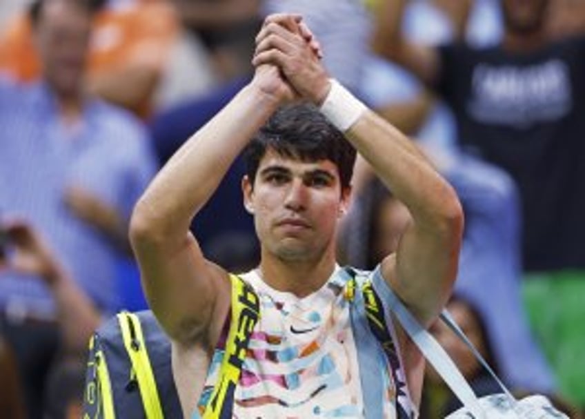 Carlos Alcaraz outlasts Alexander Zverev as bees delay match