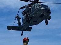 Carnival Cruise passengers airlifted by Air Force in dramatic rescue