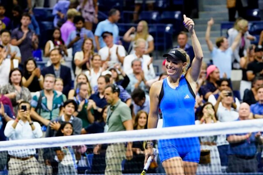 caroline wozniacki beats petra kvitova at the us open shortly after coming out of retirement