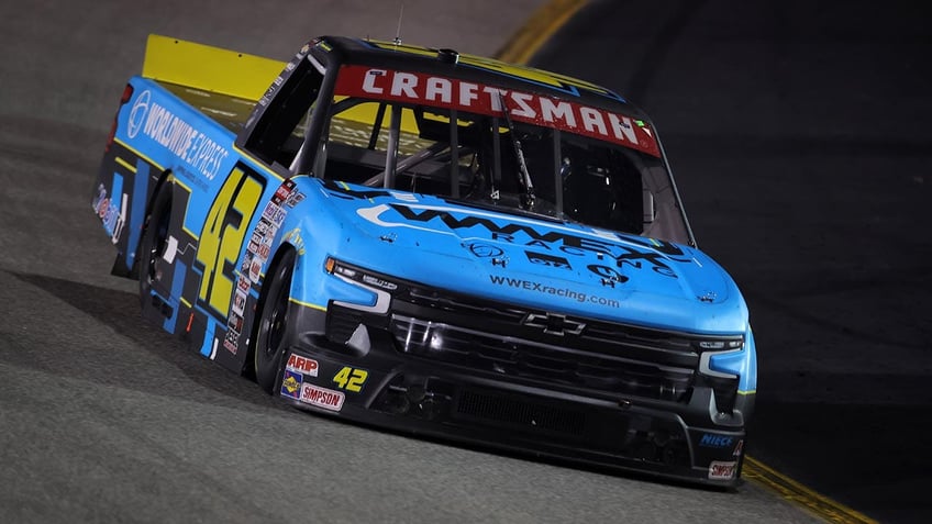 carson hocevar starts fire at richmond during victory celebration