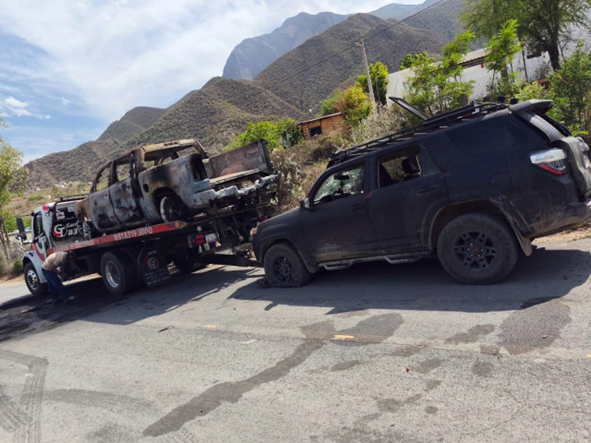 cartel gunmen clash with rivals in mexican border state flee before cops arrive