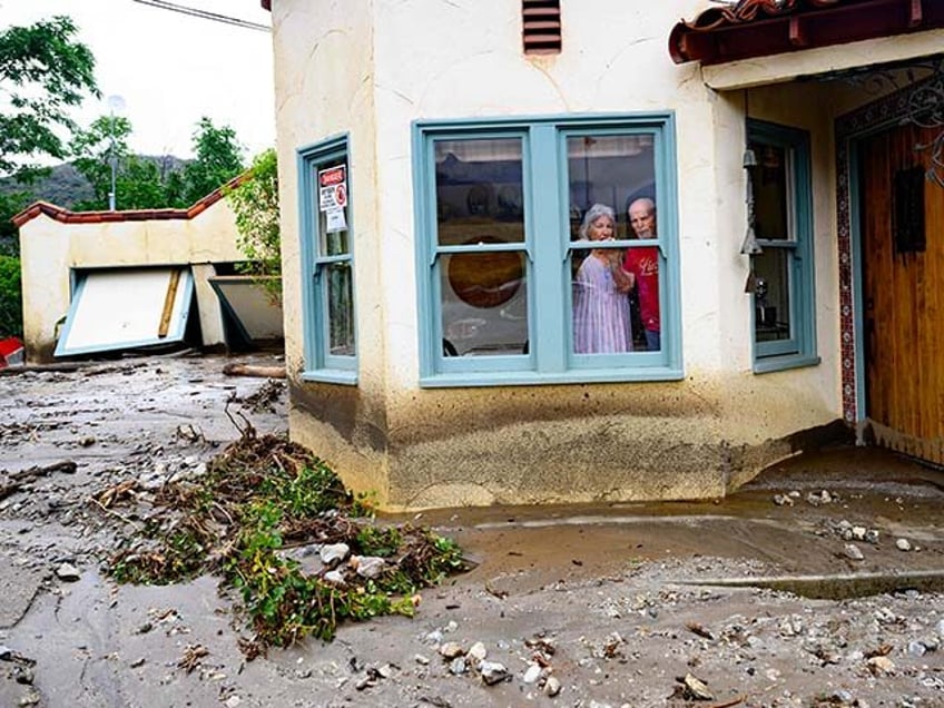 cathedral city fire chief people trapped in their homes due to flooding and debris