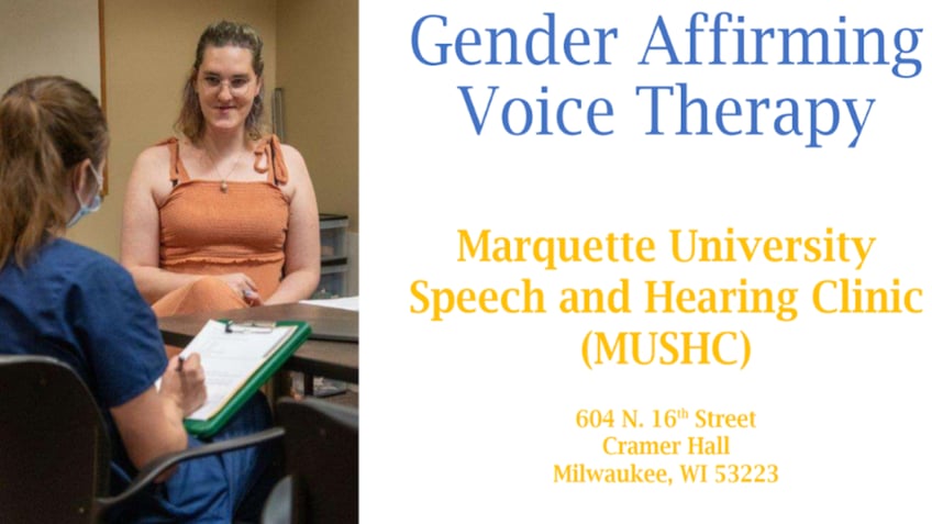 catholic university marquette removes flyer offering gender affirming voice therapy to all ages