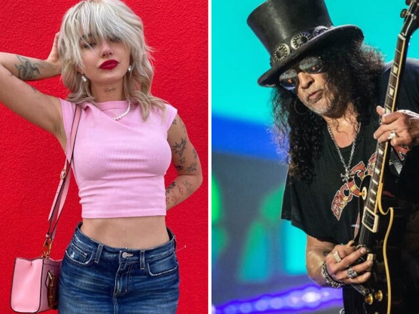 Lucy-Bleu Knight, the stepdaughter of Guns N' Roses lead guitarist Slash.