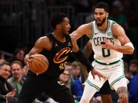 Cavaliers shock Celtics, Mavs silence Thunder to level NBA playoff series