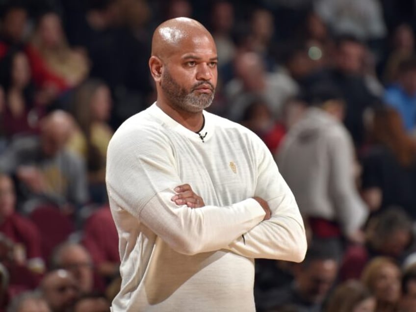 CLEVELAND, OH - MARCH 8: Head Coach John-Blair Bickerstaff of the Cleveland Cavaliers look