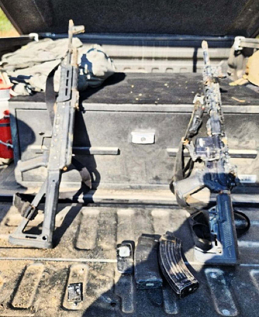 cdn cartel weapons ammo found on texas bank of border river included armor piercing rounds