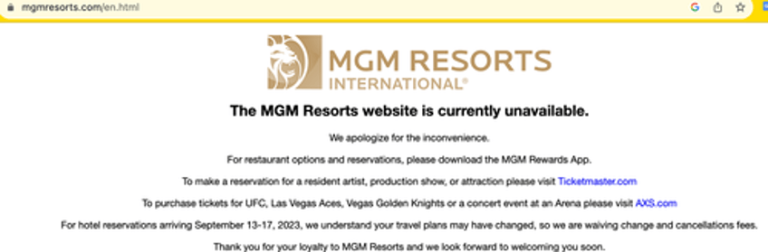 ceasers reportedly paid millions to hackers while mgm paralyzed in cyberattack