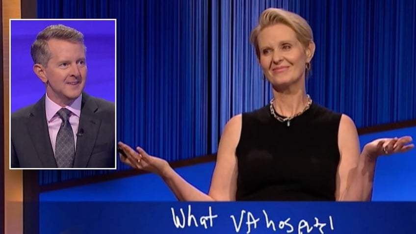 celebrity jeopardy easiest final question failed by sex and the city star cynthia nixon