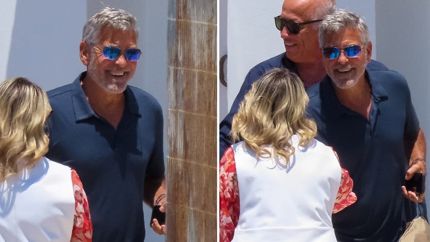 celebrity vacation hotspots george clooney takes on greece cindy crawford sofia vergara sizzle on holiday