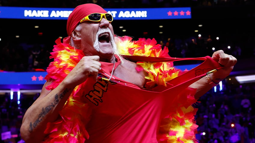 Hulk Hogan at MSG rally