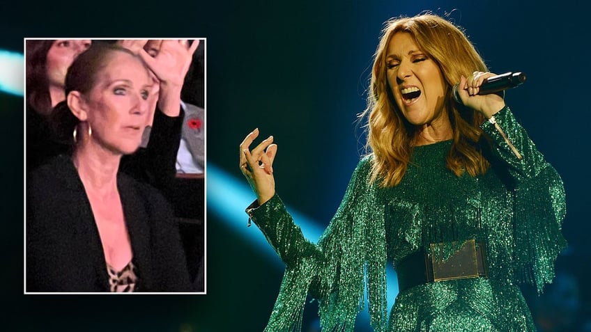 celine dion returns to vegas spotlight at katy perry concert rare appearance may signal positive health