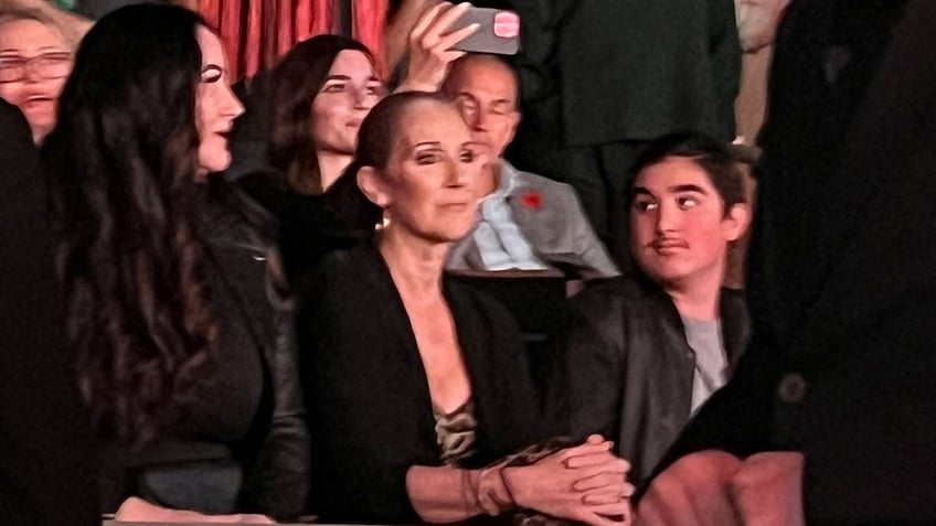 celine dion returns to vegas spotlight at katy perry concert rare appearance may signal positive health