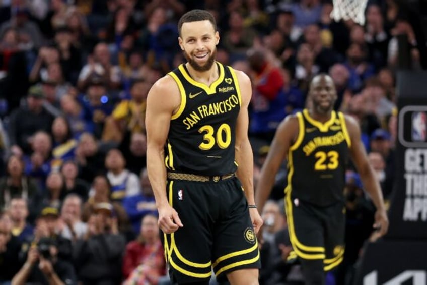 Golden State's Stephen Curry became the first player in NBA history to make seven or more