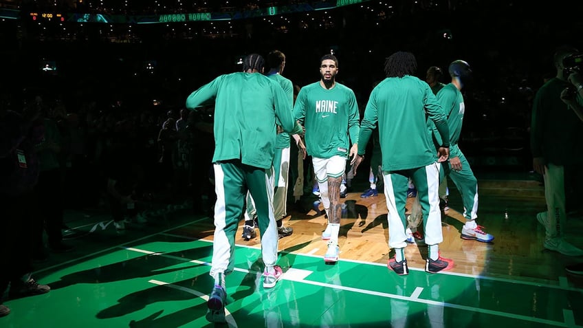 celtics wear jersey patches to honor maine mass shooting victims day after social media post sparked backlash