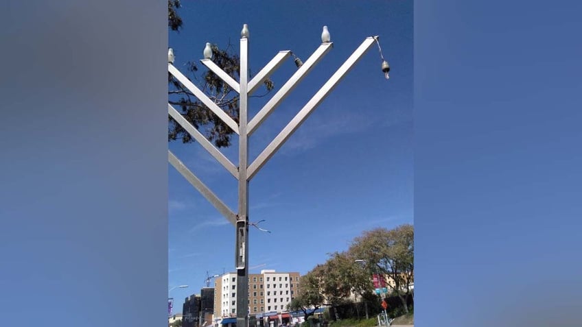 chabad house near san diego state university to light new menorah after vandalism we will never be scared