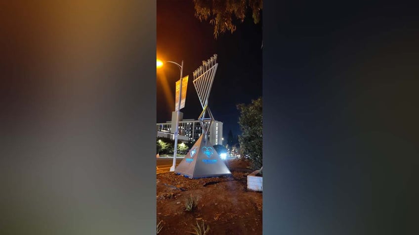 chabad house near san diego state university to light new menorah after vandalism we will never be scared
