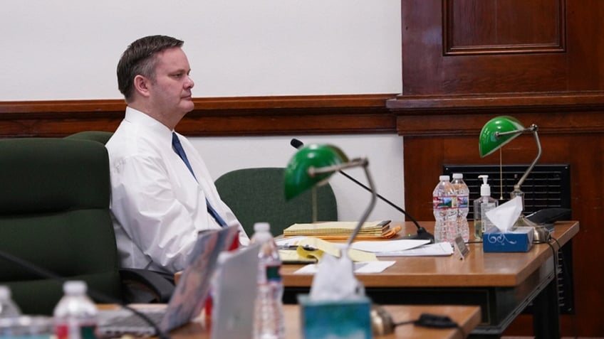 Chad Daybell listens to a motion to move his trial during a court hearing in St. Anthony, Idaho, Tuesday, April 19, 2022.