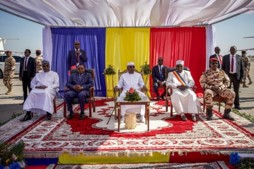 Chad marked the departure of the last French troops deployed in the country