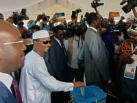 Chad's military leader wins disputed presidential election