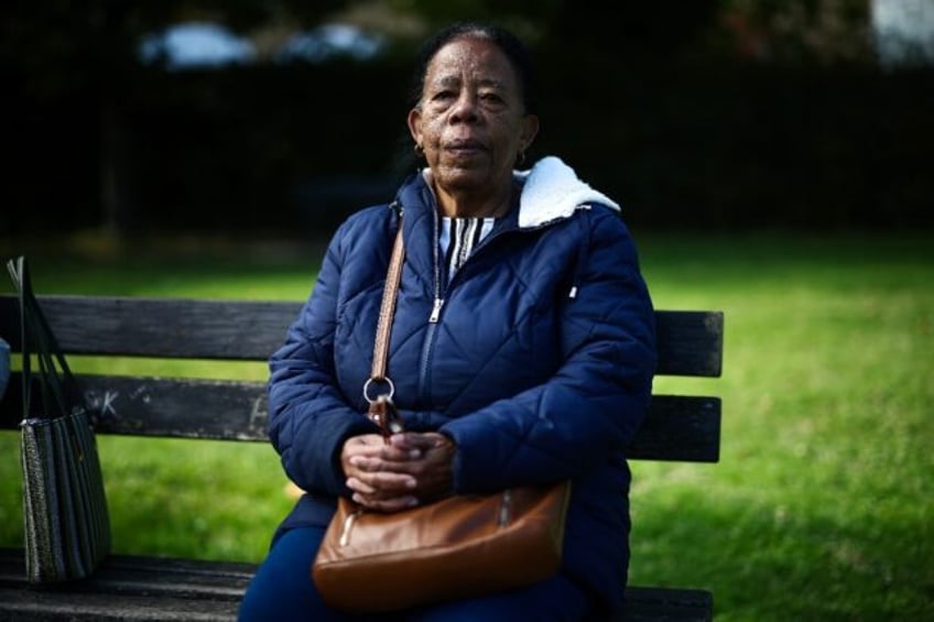 Raymonde Desiree, a member of the Chagossian community living in Crawley, south of London