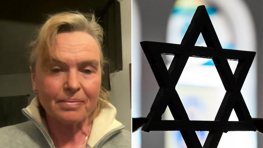 Leah Goldstein and star of david