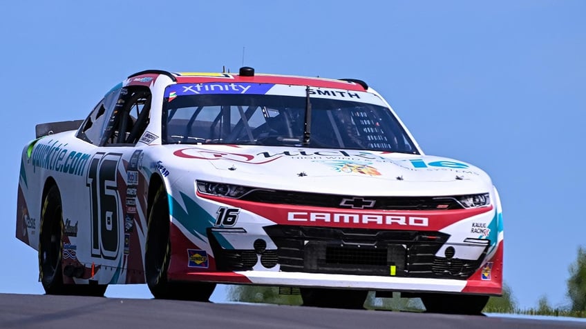 chandler smith crashes hard into wall at xfinity series race after losing brakes