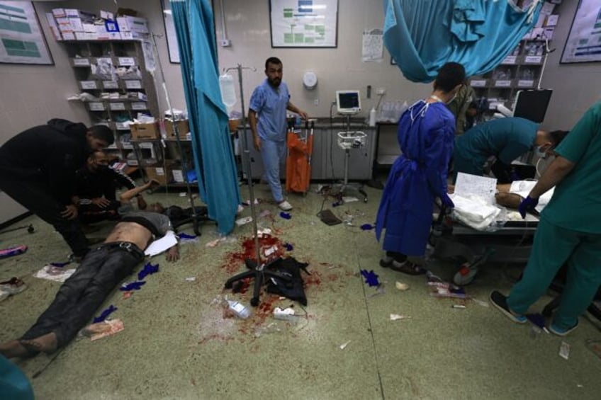 chaos in south gaza hospitals after new israeli strikes