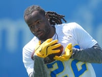 Chargers' Najee Harris sustains 'superficial eye injury' during fireworks mishap at holiday event, agent says