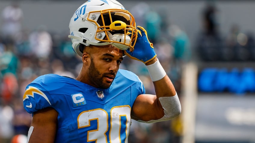 chargers rule star running back austin ekeler out with ankle injury