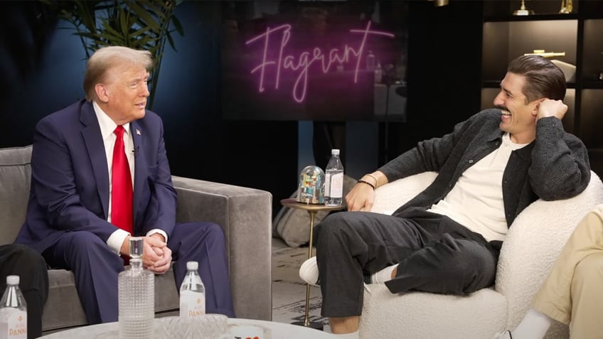 Trump on Flagrant podcast