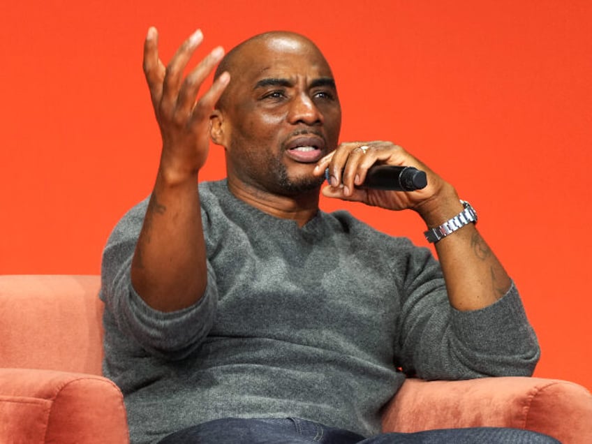 NEW YORK, NEW YORK - MAY 07: Charlamagne tha God speaks onstage during The New York Times