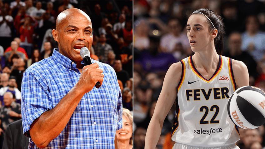 Charles Barkley and Caitlin Clark split