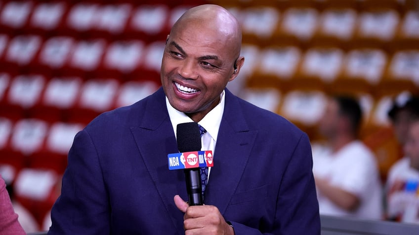 Charles Barkley at the playoffs