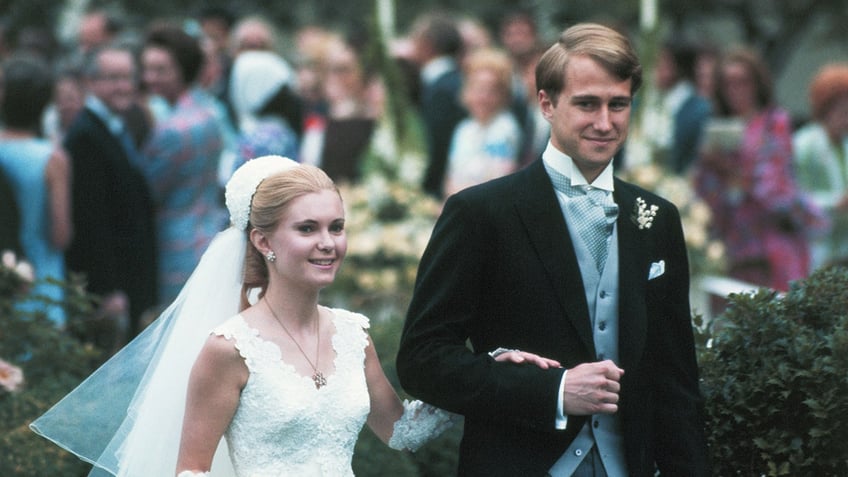 Tricia Nixon on her wedding day