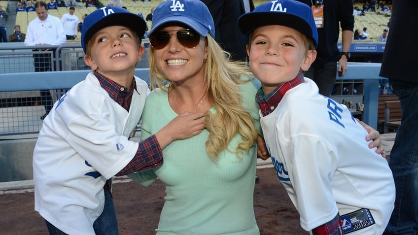 Britney Spears and sons