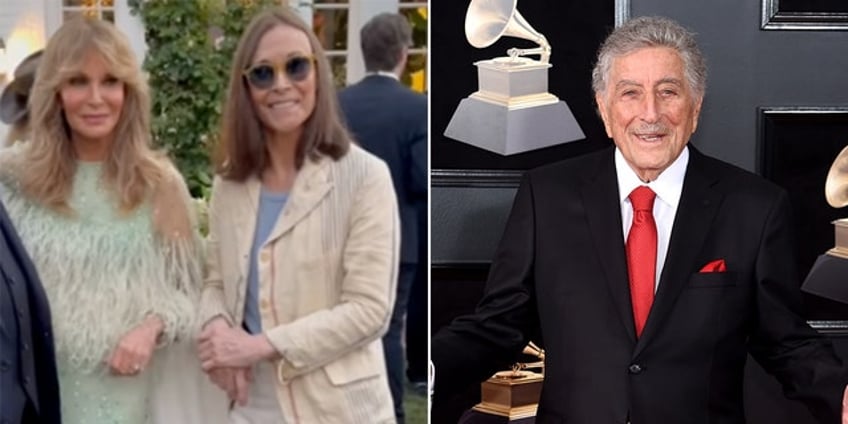 charlies angels stars kate jackson jaclyn smith reunite tony bennetts family shares singers final words