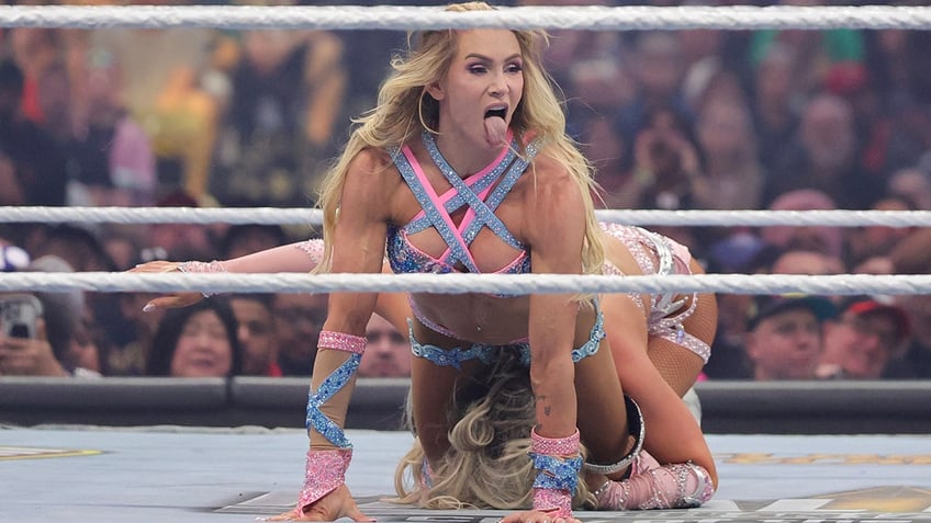 Charlotte Flair gets one over
