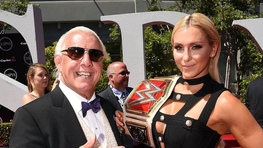 Ric and Charlotte Flair