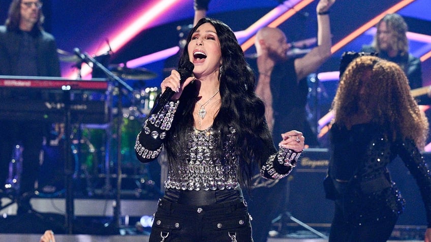 Cher sings at the iHeartRadio Awards