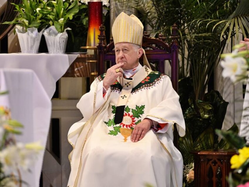 CHICAGO, UNITED STATES - APRIL 9: Cardinal Blase Joseph Cupich leads Easter Mass at St. Fr