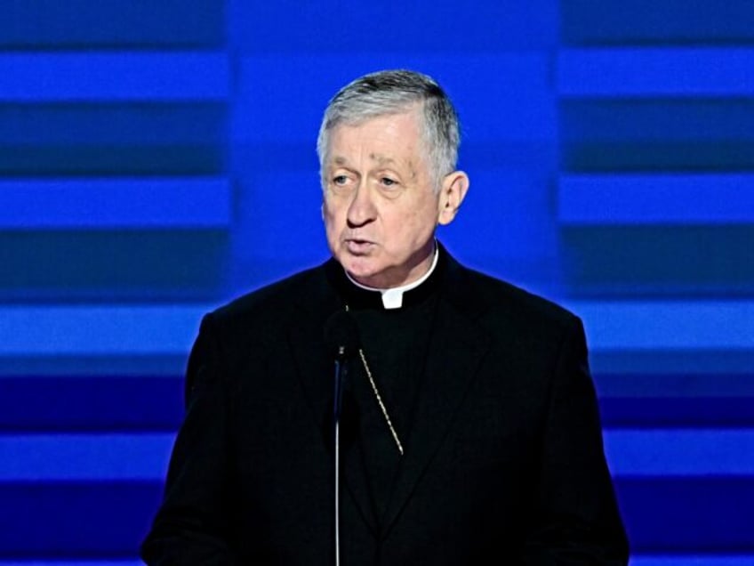 Cardinal Blase Joseph Cupich during the Democratic National Convention (DNC) at the United