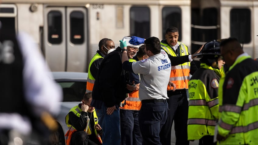 chicago commuter train collides into snow removal equipment 38 injured 3 critically