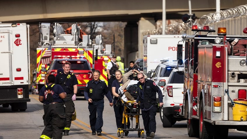 chicago commuter train collides into snow removal equipment 38 injured 3 critically