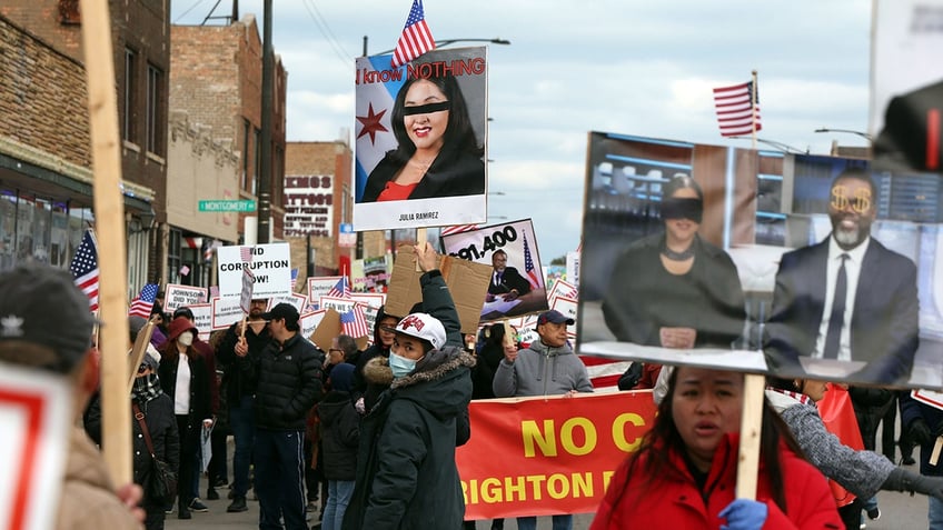 chicago residents rail against planned migrant shelter