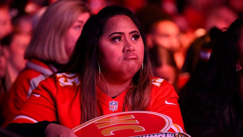 Chiefs fan pouts