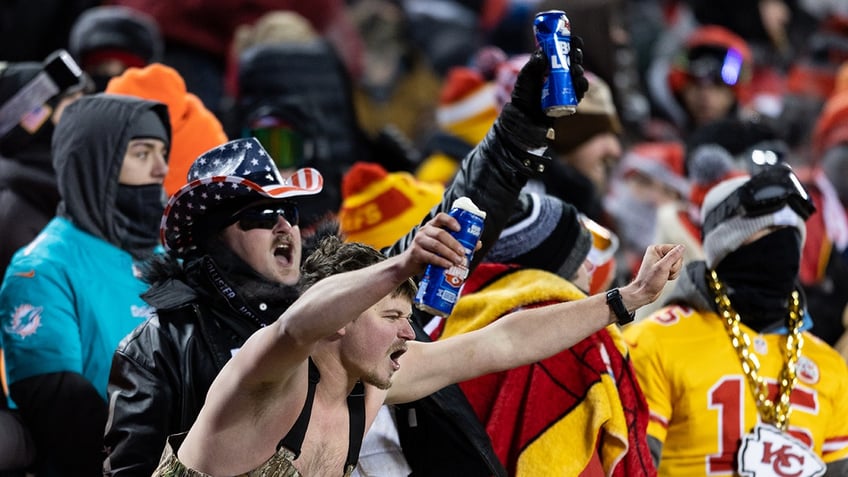 Fans at Arrowhead Stadium