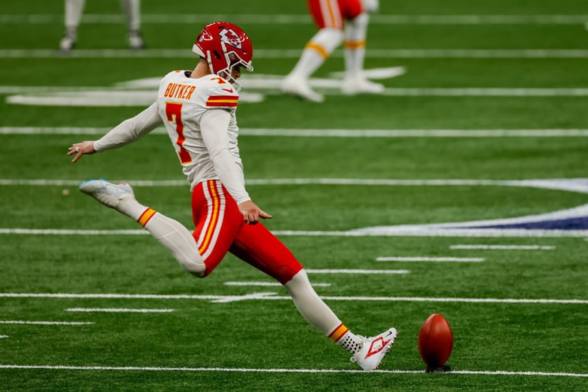 chiefs kicker harrison butkers clothes go missing in super bowl post match confusion